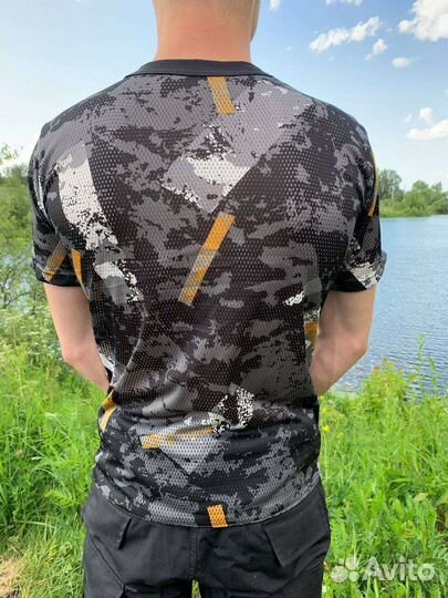 Футболка сетчатая камуфляжная