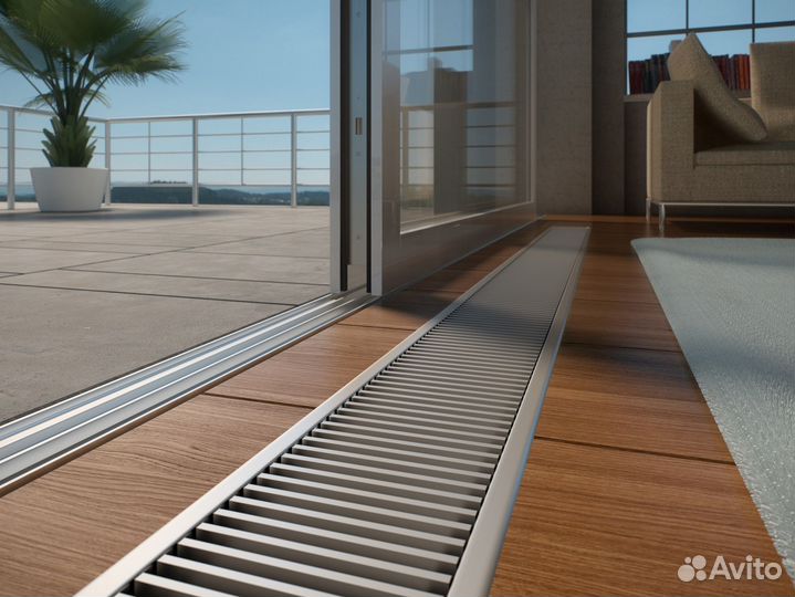 Конвектор в пол KWH 420-105-2600 мощность 2198 Вт