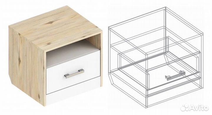 Тумба прикроватная 