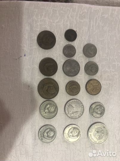 Монеты, рубли СССР