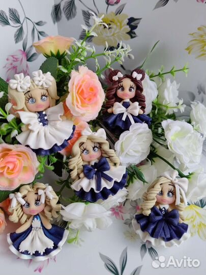 Куколки из полимерной глины