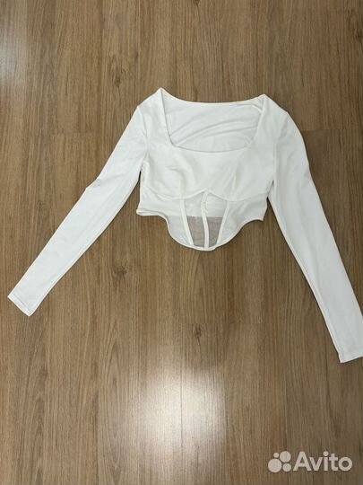 Лонгслив look online с корсетом