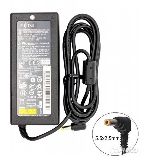 Блок питания для ноутбука Fujitsu 20V 4.5A 5.5x2.5