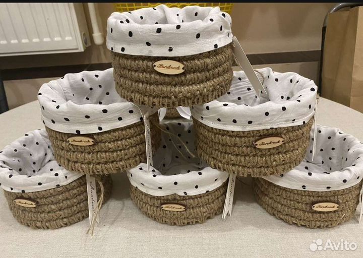 Корзины из джута