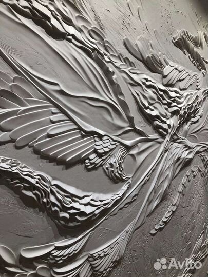 Барельеф / Панно Перья