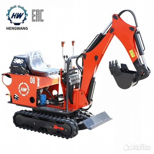 Мини-экскаватор HengWang HW-0.8, 2023
