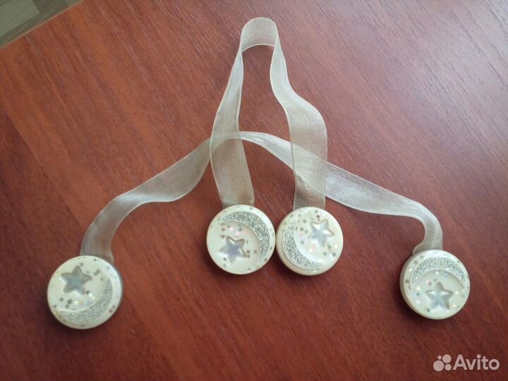 Подхваты для штор магнитные 2 шт