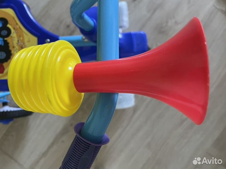 Детский трехколесный велосипед Синий трактор