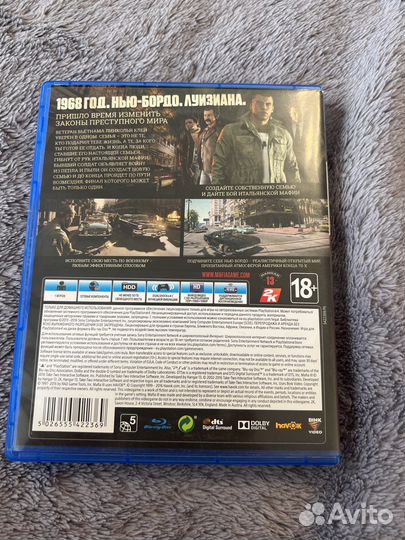 Игра для приставки PS4 Mafia 3