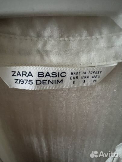 Блузка zara белая