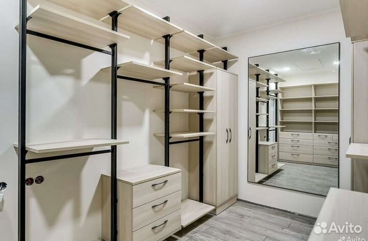 Гардеробная система лофт