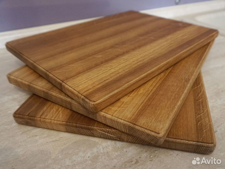 Кухонная доска из дуба разделочная новая