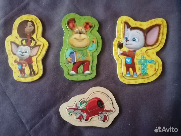 Деревянные пазлы