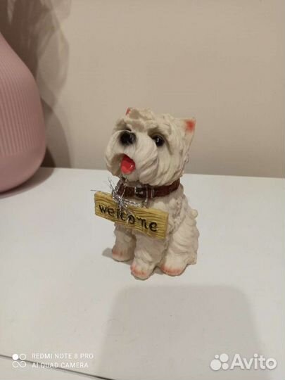 Статуэтки собак(уайт-вест-терьер)