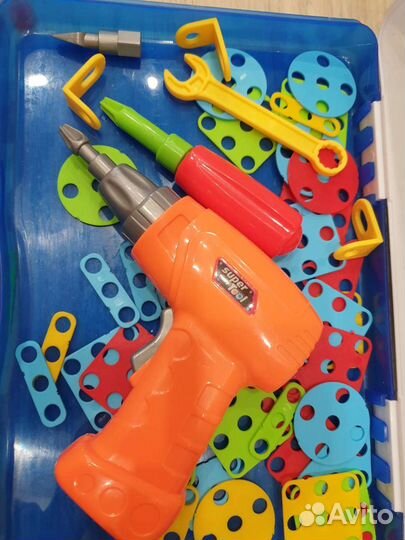 Конструктор-мозаика с дрелью Creative Portable Box