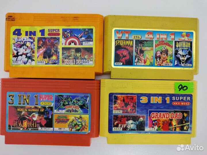 Картриджи на Dendy (Денди 8 бит)