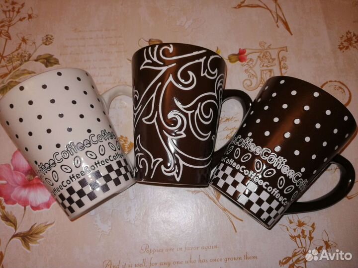 Кружки новые керамические 300 мл