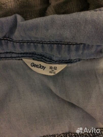 Джинсовая рубашка для мальчика