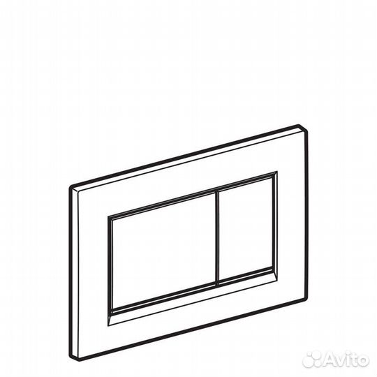 Кнопка смыва Geberit Sigma 30 NEW, черный матовый