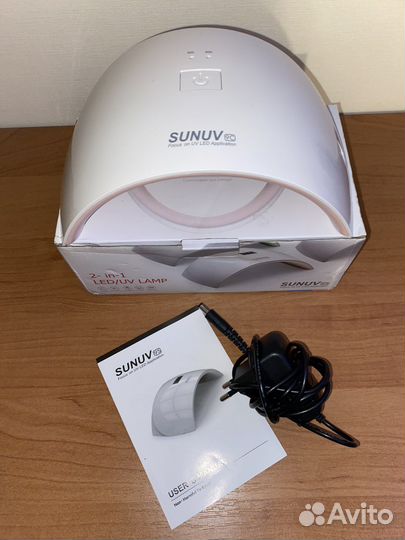 Лампа для маникюра LED+UV sunuv