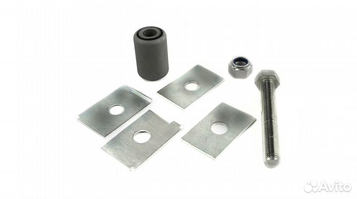 Р/к полурессоры SAF (болт+гайка+сайлентблок) под П