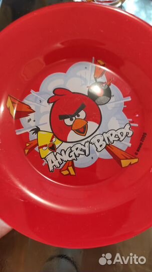 Тарелка и кружка детские Angry Birds