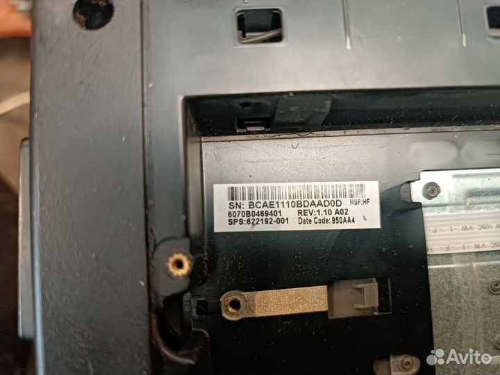 Не рабочий ноутбук HP 625