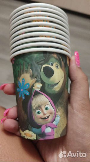 Набор для праздника (Маша и Медведь), шары