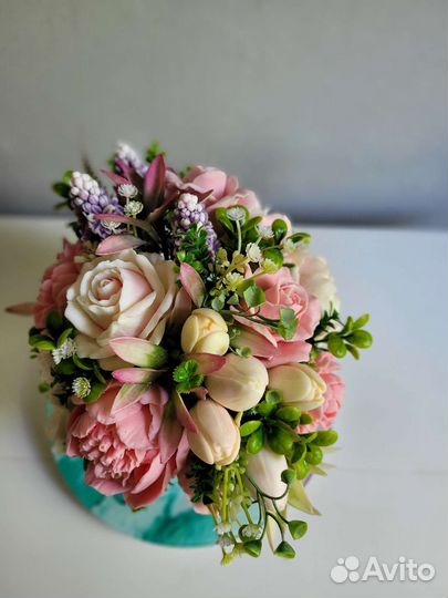 Букет цветов из мыла