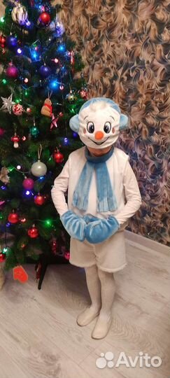 Прокат (аренда) - костюм снеговика для мальчика