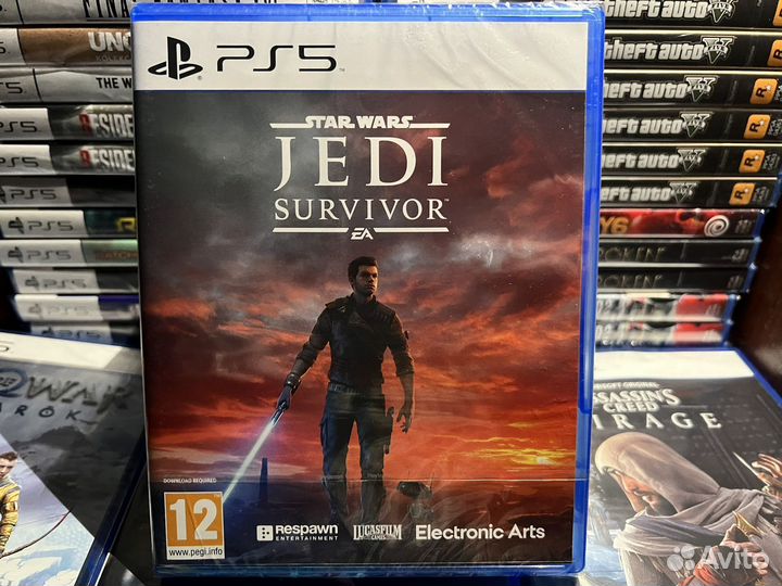 Диск Star Wars Jedi: Survivor PS5 / Новый