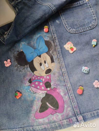 Роспись джинсовой одежды