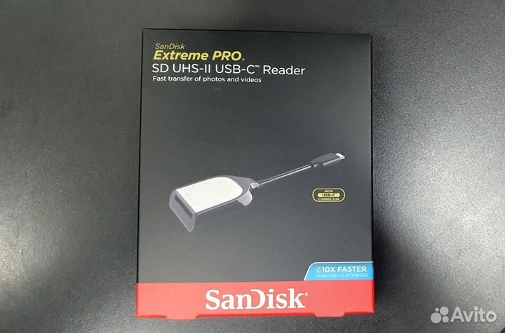 Картридер Sandisk Extreme Pro SD UHS-II USB-C