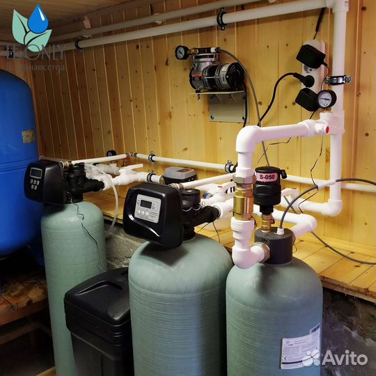 Фильтрация воды из скважины/Водоподготовка