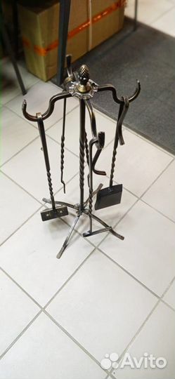 Кованый каминный набор