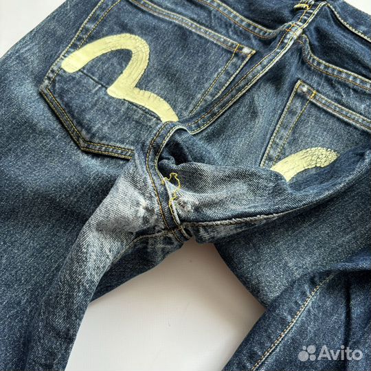 Джинсы evisu винтажж