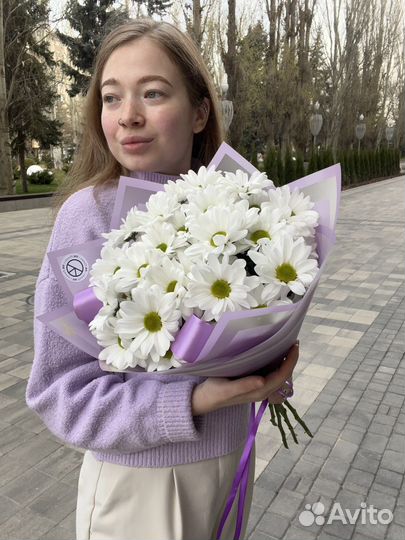 Букет цветов/Цветы с доставкой/Ромашки