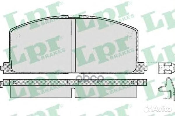 Колодки тормозные toyota camry/carina/corolla 8