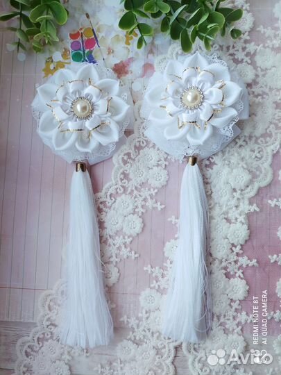 Школьные бантики ручной работы