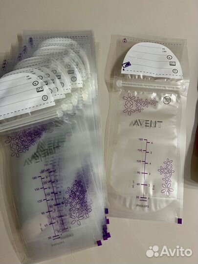 Пакеты для грудного молока avent