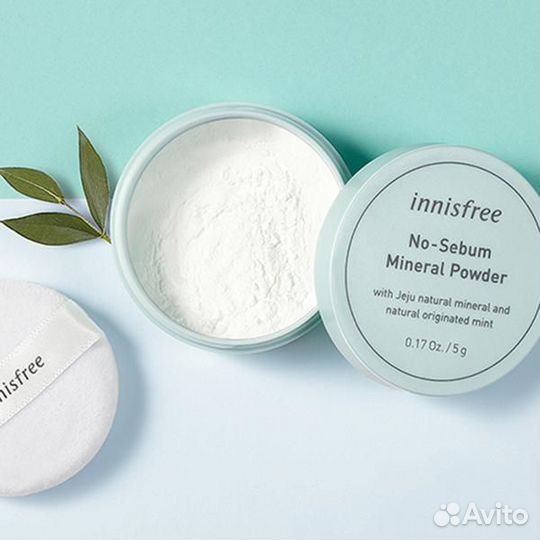 Минеральная матирующая пудра Innisfree No Sebum