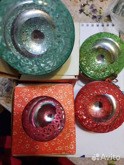 Новогодняя игрушка шар зеркальный