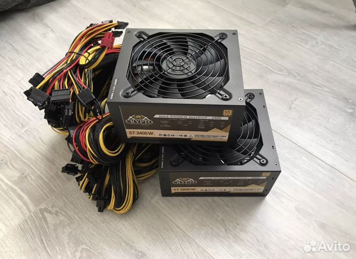 Блок питания для майнинга 2400W новый