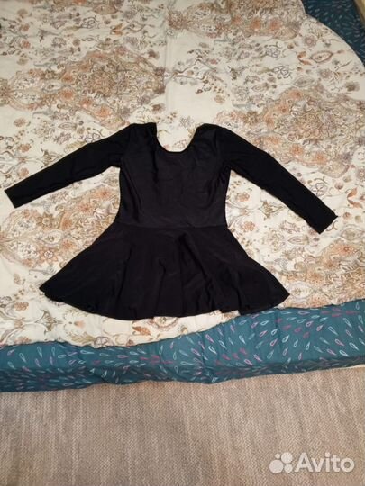 Купальник для танцев черный