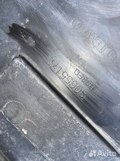 Пыльник бампера (защита) Volvo V70 P2 BW 30655172