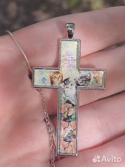 Крестик с котятами