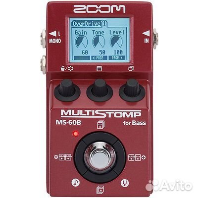 Мульти педаль эффектов для бас-гитары Zoom MS-60B