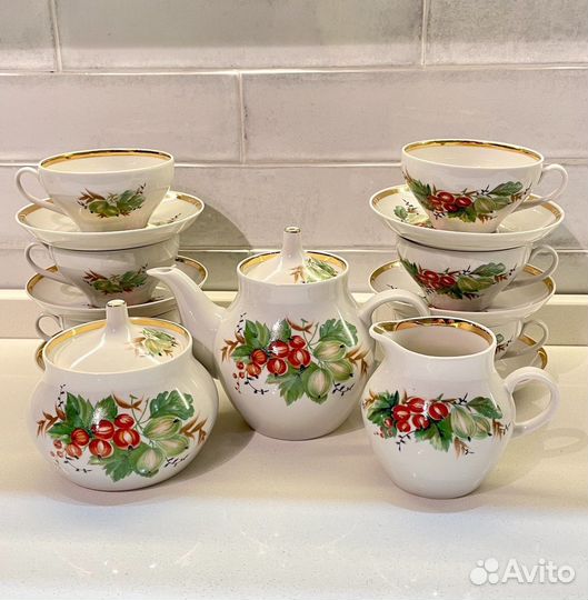 Чайный сервиз СССР Дулево