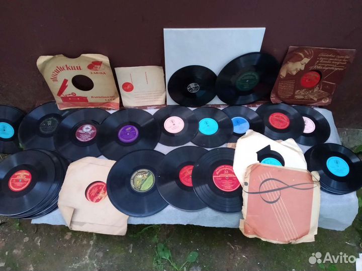 Пластинки СССР и царские