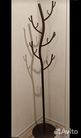 Вешалка напольная дерево